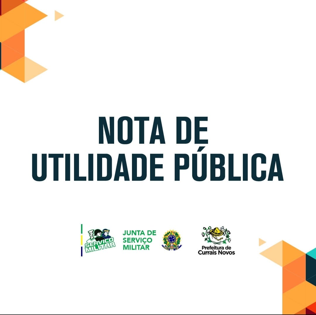 Read more about the article Prefeitura de Currais Novos faz comunicado a cidadãos para concluírem o processo de alistamento Militar; Confira a relação