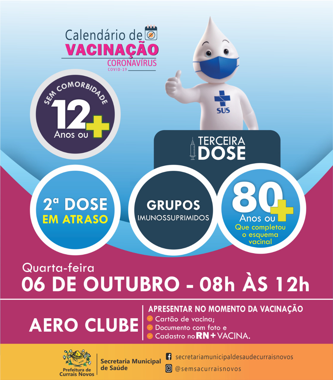 Read more about the article SETOR DE IMUNIZAÇÃO REALIZA BUSCA ATIVA PARA APLICAÇÃO “D1 E “D2” NESTA QUARTA-FEIRA, DIA 06