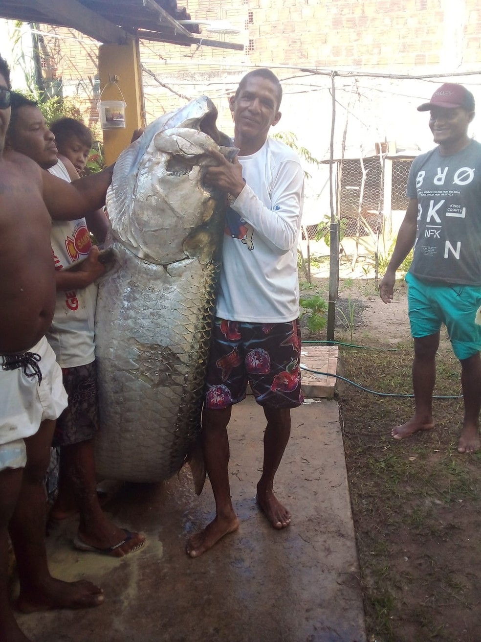 Read more about the article Pescador captura peixe de mais de 100 quilos no litoral do RN: ‘Foi luta pra tirar da água’