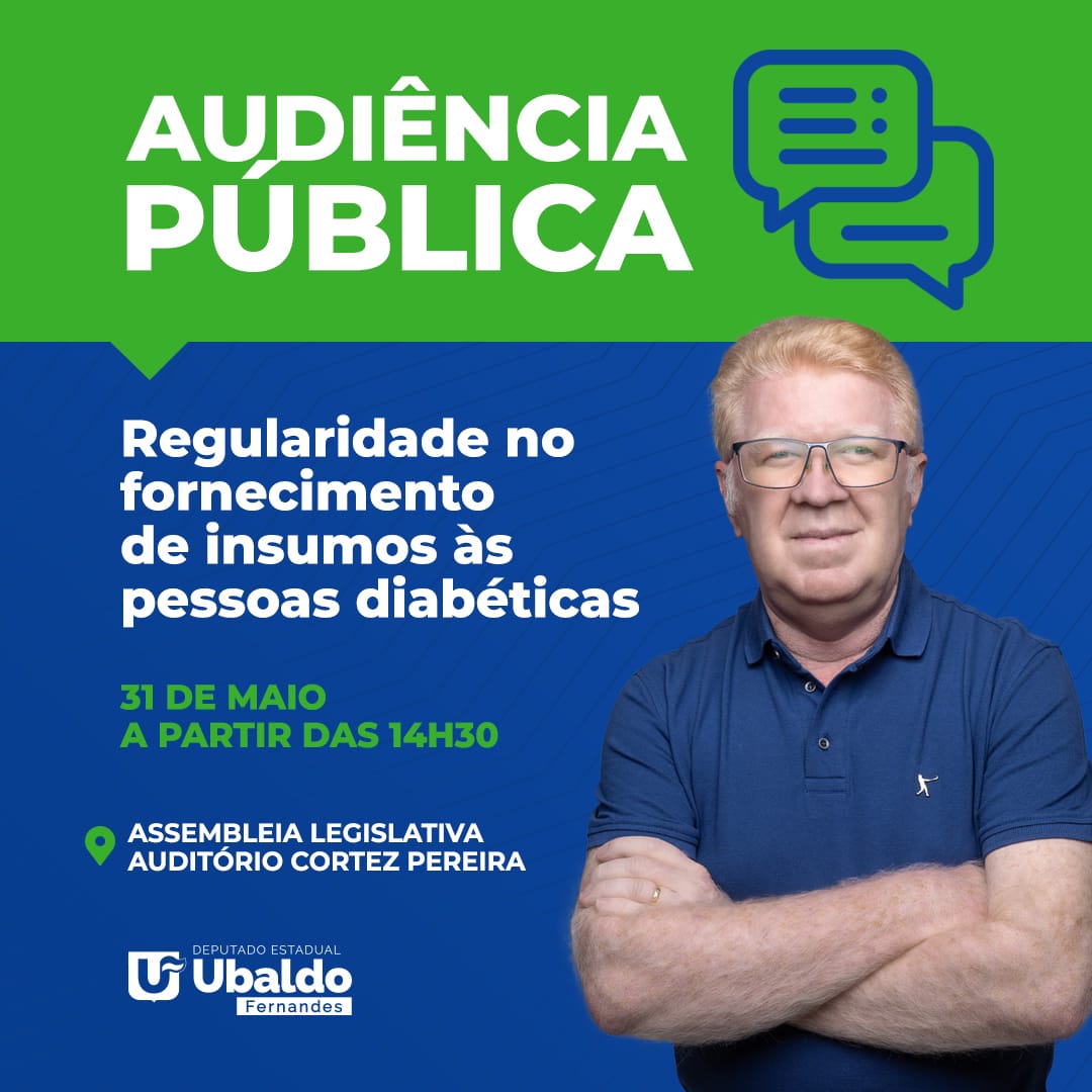 Read more about the article Assembleia debaterá fornecimento de insumos às pessoas diabéticas