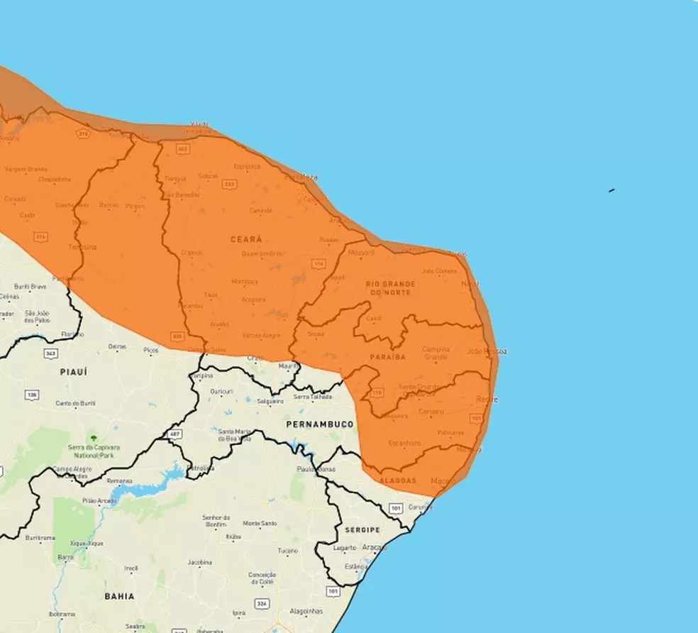 Read more about the article Inmet emite alerta de acumulado de chuvas para Currais Novos e mais 113 cidades no RN; veja lista