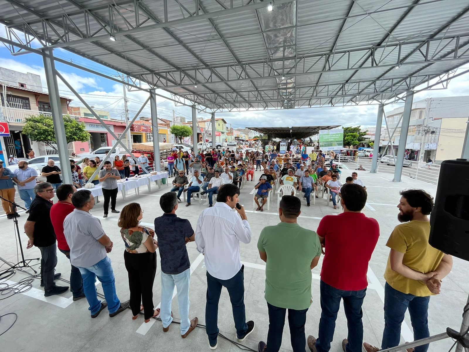 Read more about the article Prefeitura de Currais Novos inaugura novo canteiro da Feira Livre