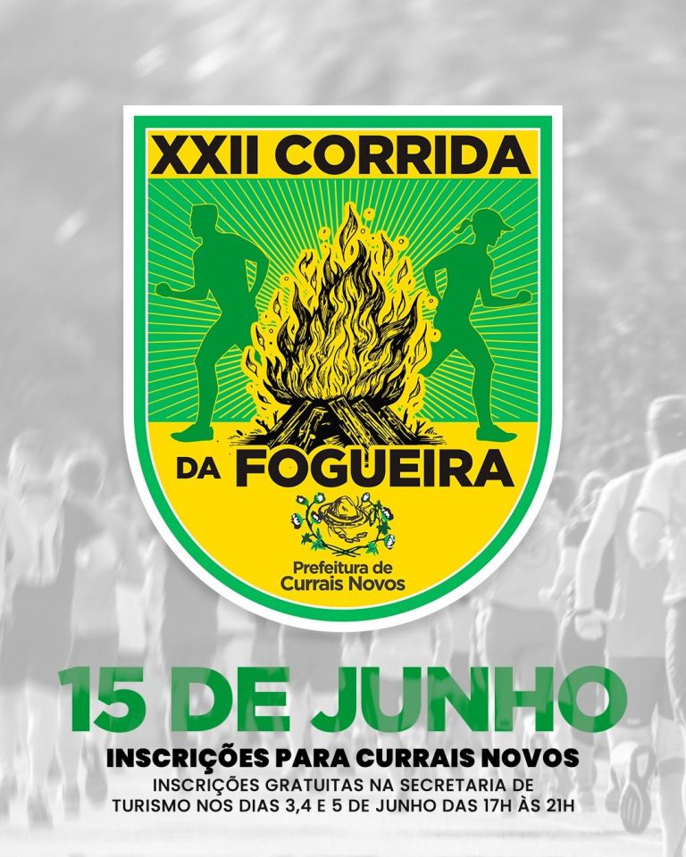 Read more about the article XXII Corrida da Fogueira acontecerá próximo dia 15. Inscrições para atletas de Currais Novos têm início nesta segunda (03)