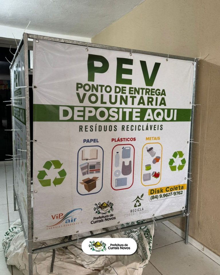 Read more about the article Semana do Meio Ambiente tem início com entrega de 10 Pontos de Entrega Voluntária